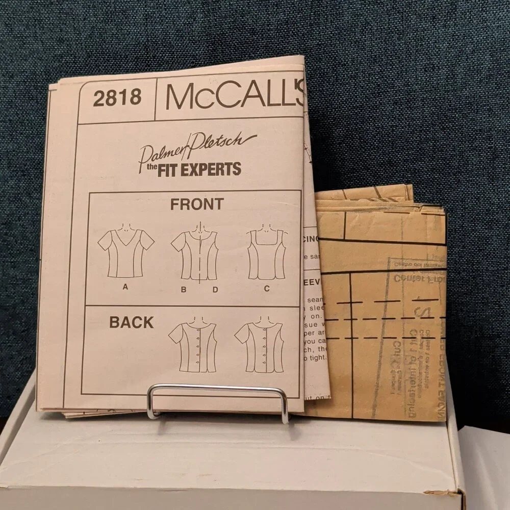 McCall’s 2818 Sewing Pattern Misses Tops Learn To Fit A Full Bust Sz 10-14 Uncut - Picture 11 of 16